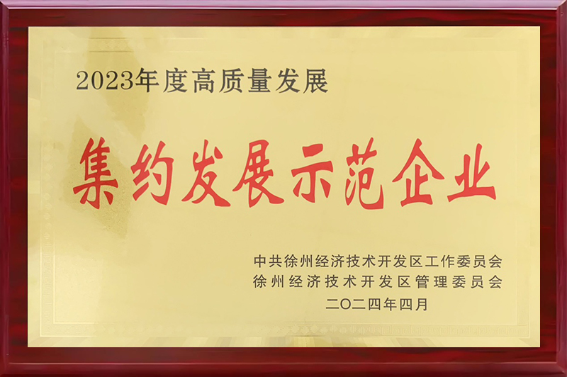 集约发展示范企业