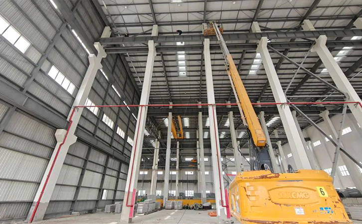 认真负责显担当，昆山金星热镀锌项目施工有序开展